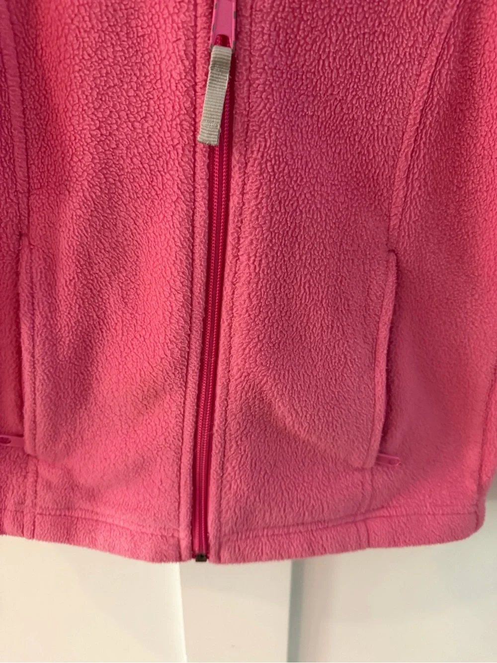 Columbia Girls Pink Full-Zip Fleece Jacket Coat Size 6/6X